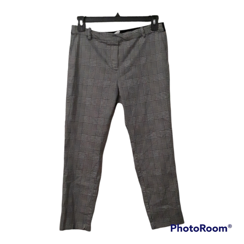 H&M High rise plaid pants